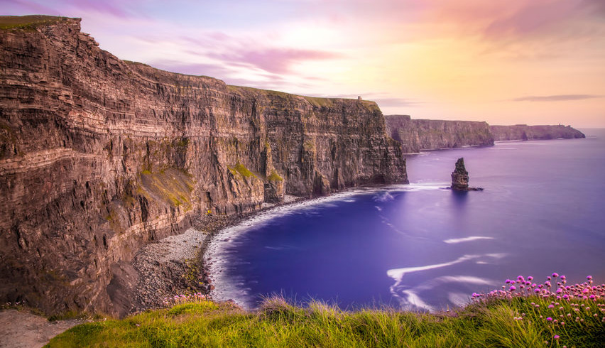 The Cliffs of Moher on the Burren Way